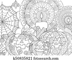 הלוווין, דלעת, לצבוע