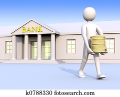 Bank & man & money 1 Bank & man & money 1