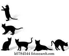 Cat frame Cat frame
