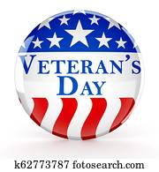 dia veterano, botão