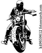 Harley Davidson and Rider Harley Davidson and Rider