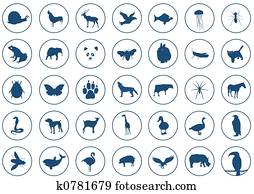 Icons animals Icons animals