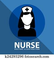 nurse icon design 
