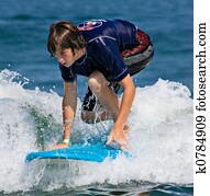 Teenage Boy Surfing Teenage Boy Surfing