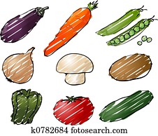 ירקות, דוגמה