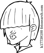 Clip Art of Haircut haircut - Search Clipart, Illustration Posters