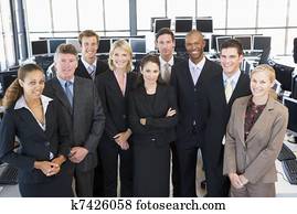 Group Shot Of Stock Traders