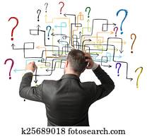 Maze of questions Maze of questions