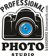 photographie, und, fotostudio, symbol, emblem, design photographie, und, fotostudio, symbol, emblem, design