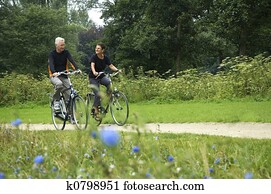 Seniors Biking