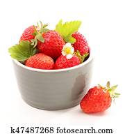 strawberry isolated on white strawberry isolated on white