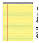 yellow notepad