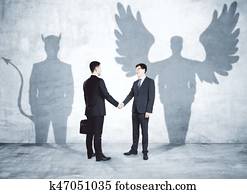 Angel and demon partners Angel and demon partners