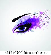 Grunge eye Grunge eye