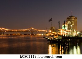 nova orleães, waterfront