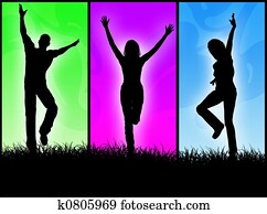 행복하다, 사람