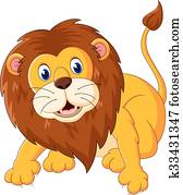 かわいい ライオン クリップアート K Fotosearch