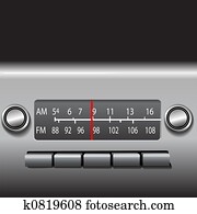 AM FM Car Dashboard Radio AM FM Car Dashboard Radio