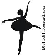 ballerina silhouette ballerina silhouette