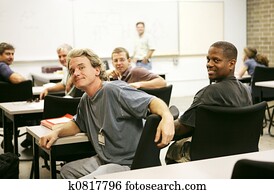 educação adulta, classe