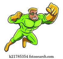 Green Super Hero Green Super Hero