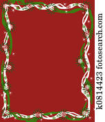 rød, jul, fantasien, grænse