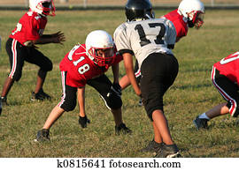 Youth football player