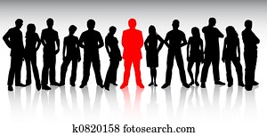 auffallen, von, dass, crowd