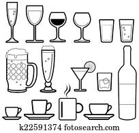 drinks icons drinks icons