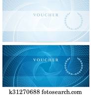 geschenk bescheinigung, coucher, coupon