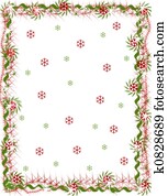 Holiday Snowflake Border Holiday Snowflake Border