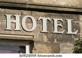 Hotel sign