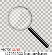 Magnifying glass vector illustration Magnifying glass vector illustration
