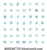 Vector Icons set every single icon Vector Icons set every single icon