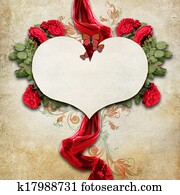 Vintage background with roses Vintage background with roses