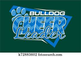 bulldog cheerleader bulldog cheerleader