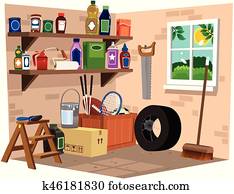 garage, regale garage, regale
