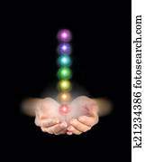 Holding Seven Chakras Holding Seven Chakras