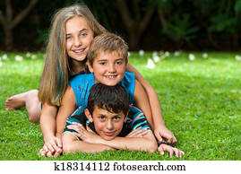 junge zicklein, machen, menschlich, pile.