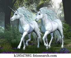 Unicorn Elm Forest Unicorn Elm Forest