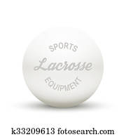 White Lacrosse ball. White Lacrosse ball.