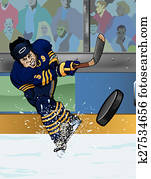 בופלו, שחקן של הוקי של הקרח