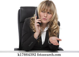 Confused businesswoman asking for clarity