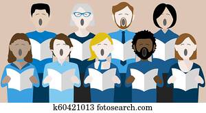 coro, cantores