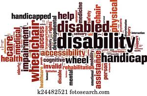 Disability word cloud