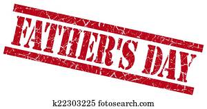 fathers day red grungy stamp isolated on white background fathers day red grungy stamp isolated on white background