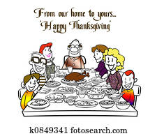 heureux, thanksgiving