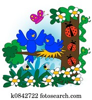 Spring illustration Spring illustration