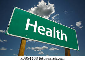 Health Road Sign