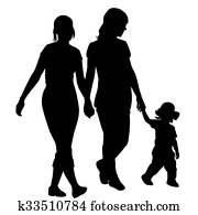 Lesbian family